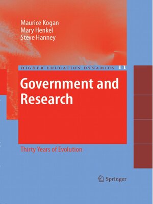 cover image of Government and Research
